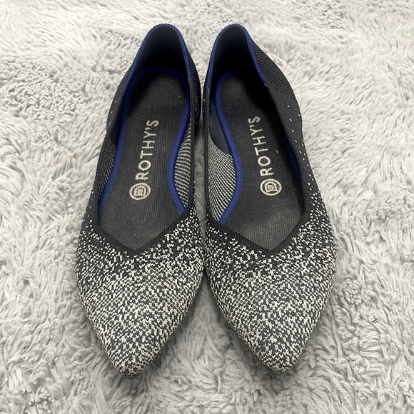 Rothy's Shoes - ROTHY’S Women’s The Point Collection, Size: 9.5, Navy Blue with Gray Speckles
